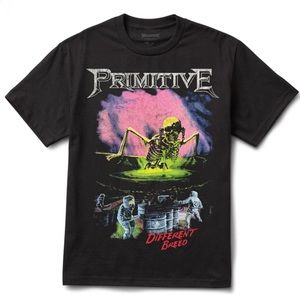 SzL short sleeve blk Primitive T shirt